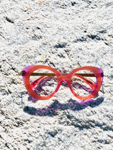 Load image into Gallery viewer, Peoples From Barbados Cat Eye Optical Blue Block . PFB 13 - Eye Q Stylist Opticians